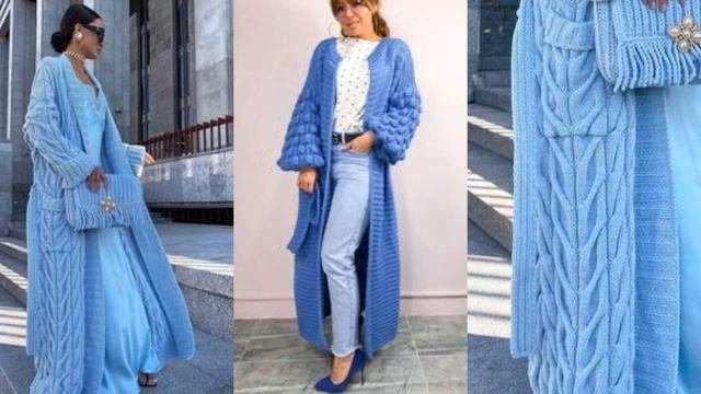 ВЯЗАНАЯ ОДЕЖДА НА ВЕСНУ❤️ ОРИГИНАЛЬНЫЕ ФАСОНЫ УЗОРЫ КОФТ СВИТЕРОВ ❤️
