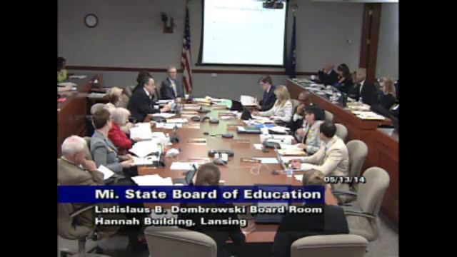 Michigan State Board of Education Meeting for May 13, 2014 - Morning Session смотреть онлайн