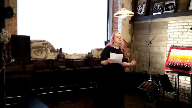 Александра Хаустова_1_Чемпионат Поэзии им.В.В.Маяковского - 12 марта 2023 смотреть онлайн