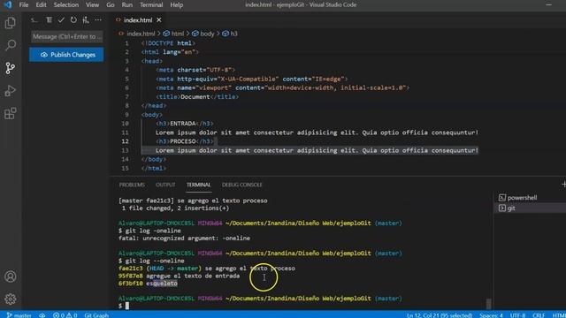 Ejemplo git revert visual studio code смотреть онлайн