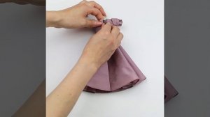 ELENPRIV Mauve pink taffeta dress with underskirt for 1/6 doll /платье с подъюбником для куклы 29 с