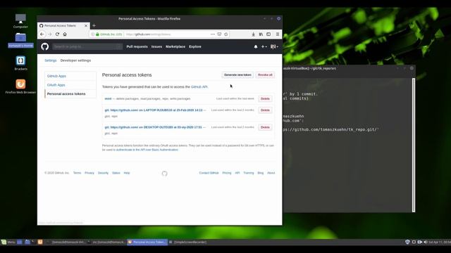 Personal access token GitHub смотреть онлайн