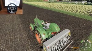 DEUTZ-FAHR D 80 ПОСЕВ УРОЖАЯ-Farming Simulator 19