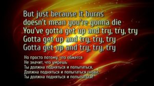 # Pink -Try - with lyrics and translation