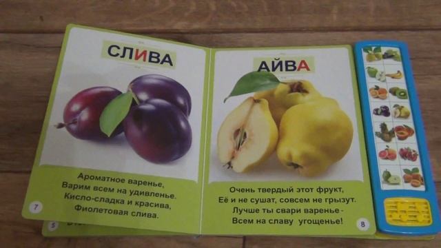Говорящая книга "Фрукты" смотреть онлайн