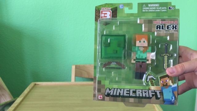 Minecraft Alex, Steve Diamond Armor and Animal 6 Pack Review смотреть онлайн