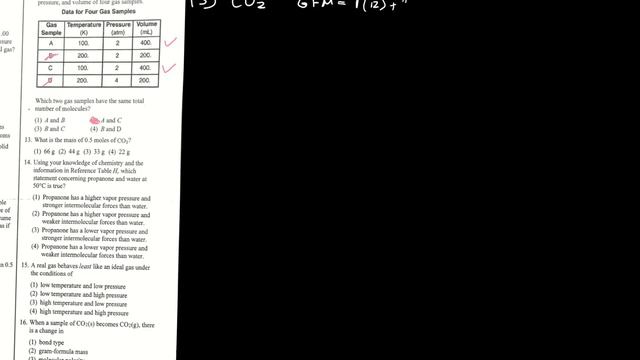 2019 Chemistry Practice IA #3