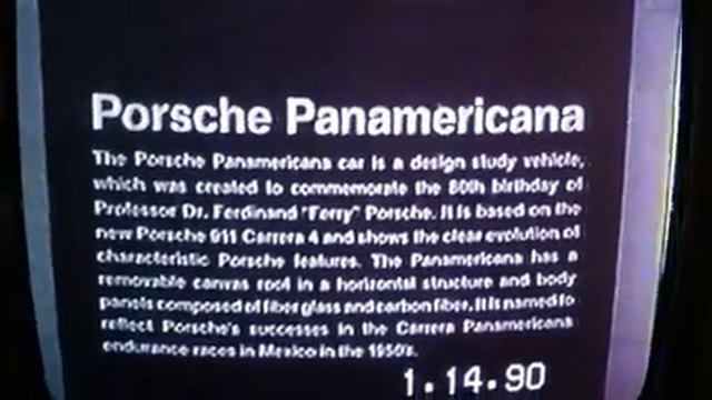 Porsche Panamericana LA autoshow