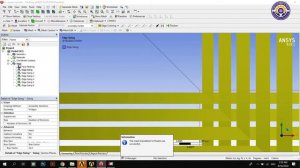 How to create structured mesh ansys flow over a square cylinder part (2/4)