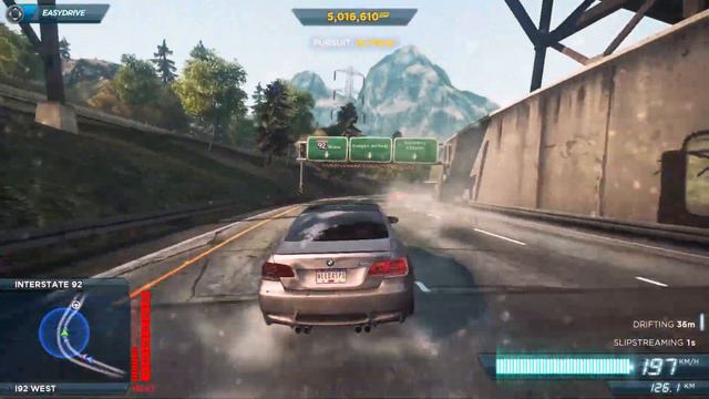 NFS Most Wanted | Police Chase Max Heat Level Escape | BMW M3 Coupe vs Police смотреть онлайн