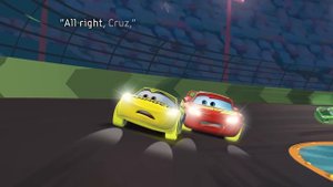 Lightning McQueen’s New Glowing Paint! | Glow Racers Read Along | Pixar Cars