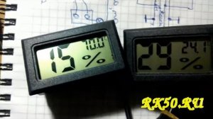 Гигрометр цифровой с выносным датчиком, пример ремонта