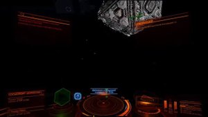 Elite Dangerous - посадка на станцию