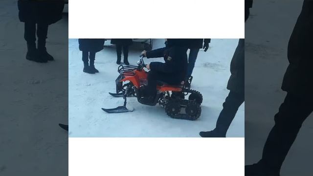 Детский снегоцикл смотреть онлайн