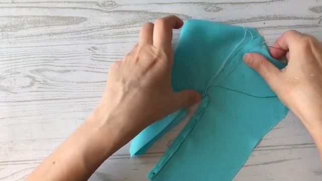 Как обработать разрез с французским швом. Кажется, что невозможно, но одна насечка решает вопрос.