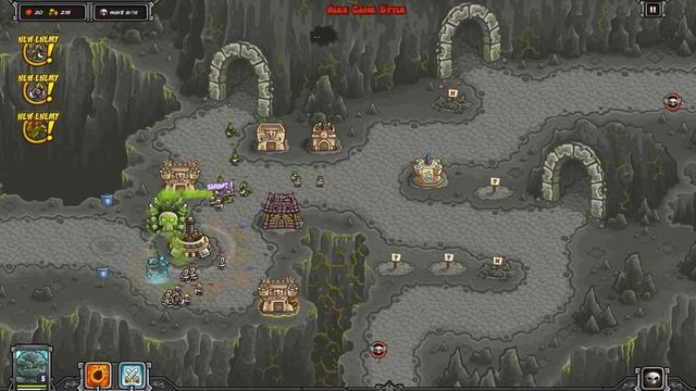 Kingdom Rush Frontiers HD - The Underpass Campaign (Level 12) Hero Grawl смотреть онлайн