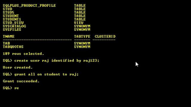 26. Create New user in DBMS with Example