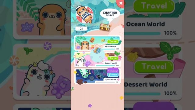 Otter Ocean - Treasure Hunt: All Otters, Moments, and Treasures for Ocean and Dessert Worlds смотреть онлайн