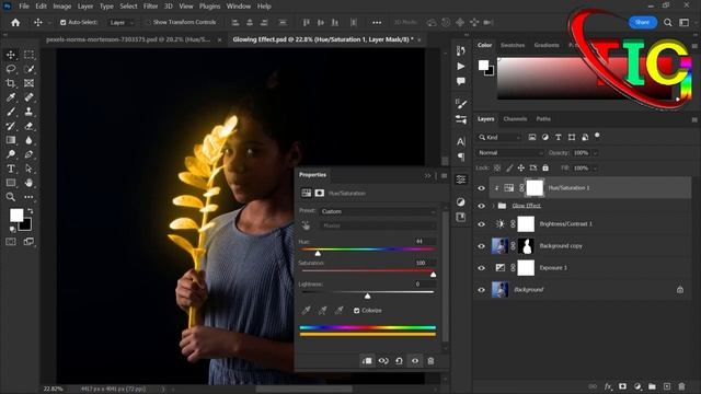 Glow Effect - Best Photoshop Tutorial | Glowing Effect | Technical Info Club