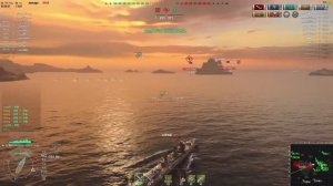 World of Warships Kagero 5KILL