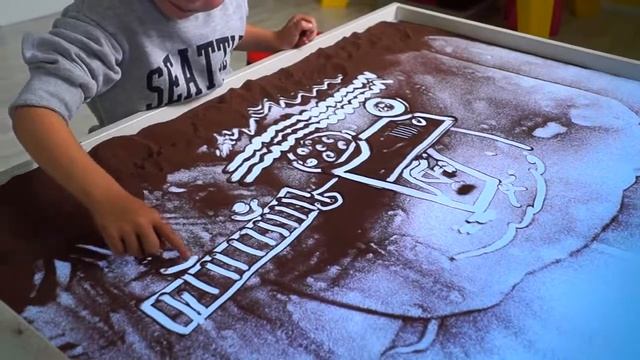 Рисование песком в ИнтЛандии   индивидуальные занятия