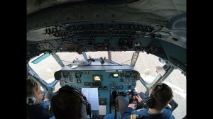 MIL-8 Cockpit video. Startup and Takeoff from Baley to Chita