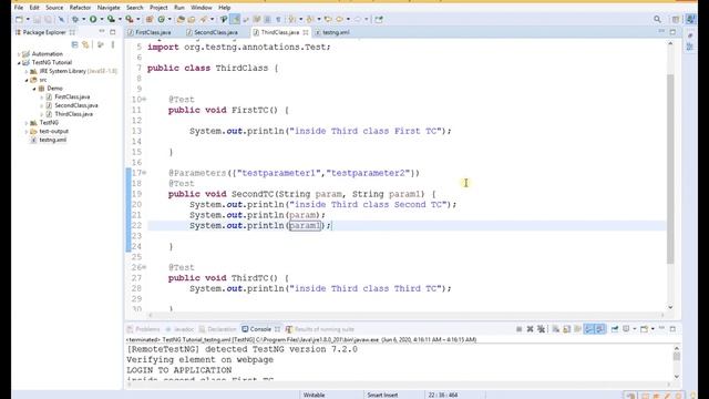 Parameterising Test Cases in TestNG | @dataProvider annotation. смотреть онлайн