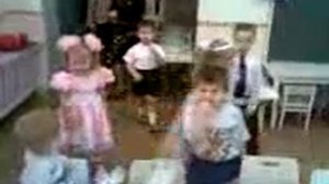 В группе детсада.