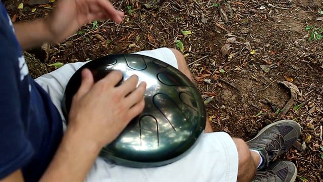 Глюкофон Ля-мажор пентатоника. A Major Pentatonica Tank Drum.