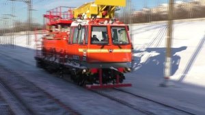 Автомотриса 1АДМ-1.3-2098 (ЭЧ-3) следует резервом.