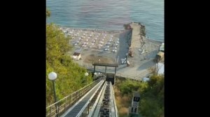 обзор фуникулёра к морю в отеле  Лавикон   Lavicon Небуг Туапсе