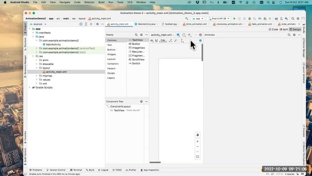 Android Studio Tween Animation смотреть онлайн