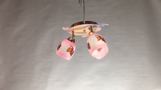 Люстра (светильник потолочный) 4268/3FGD WT+PK E27 (арт ЭС00137)! смотреть онлайн