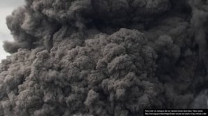 Watch a Long Pyroclastic Flow form at Mount Merapi; Merapi's Latest Eruption