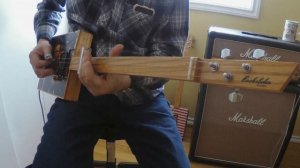 Backslider Muddy Waters 3 String Guitar