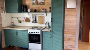 Бюджетный одноэтажный дом из бруса для круглогодичного проживания со всеми удобствами!