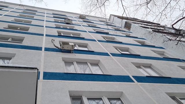 Фасад дома на Шипиловском проезде обновили в рамках проведения капитального ремонта