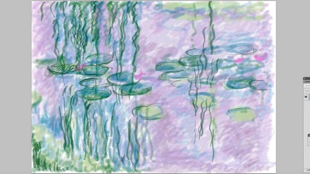Monet's waterlilies sketch music by Christopher Brown смотреть онлайн