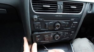 How to remove the Climate Control panel in an Audi A4 B8