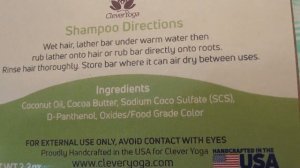 FRAGRANCE FREE NATURAL SHAMPOO BAR REVIEW