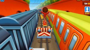 Subway Surf PC #14 плохой поезд!