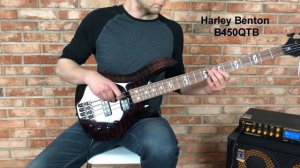 Gitara basowa Harley Benton B450QTB