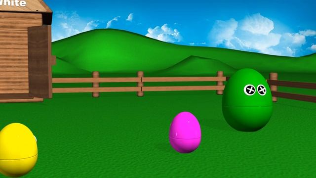 Учим цвета Разноцветные яйца на ферме | Развивающий мультик для малышей смотреть онлайн