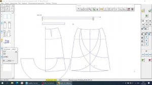 Графис 12. Юбка на запах. Часть 5. Полное построение от БК до лекал.