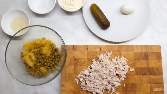 Салат мясной Столичный