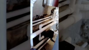Установка напольного котла