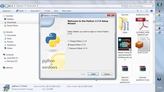 Selenium Python Tutorial - Installing Python on Windows