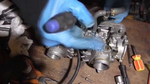 Разборка карбюратора GL1500 goldwing/ Carbuetor cleaning