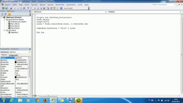 VIDEO AULA VBA EXCEL - CARREGAR DADOS смотреть онлайн