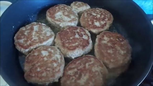 ДОМАШНИЕ КОТЛЕТЫ НА СКОРУЮ РУКУ-СОЧНЫЕ И ВКУСНЫЕ!!!